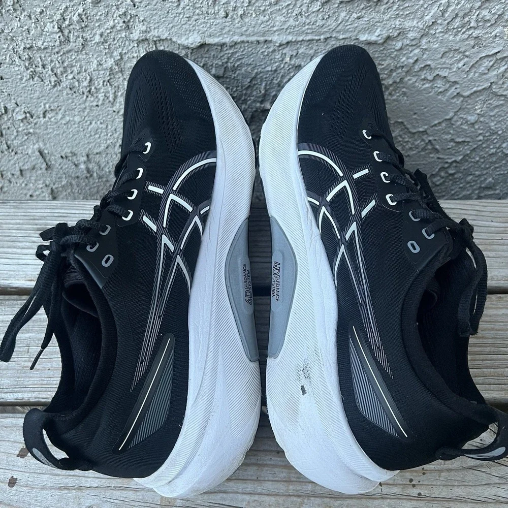 ASICS Shoes Men Size 12 Extra Wide Gel Kayano 31 Black White